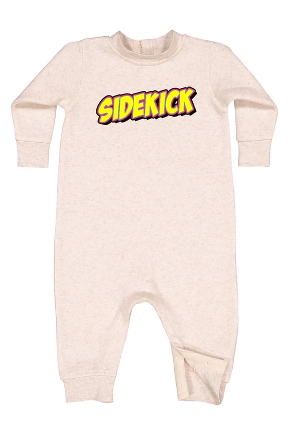 Sidekick for Fathers Day Baby Fleece Romper