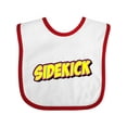thumbnail image 1 of Inktastic Sidekick for Fathers Day Boys or Girls Baby Bib, 1 of 4
