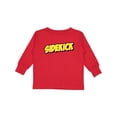 thumbnail image 1 of Inktastic Sidekick for Fathers Day Boys or Girls Long Sleeve Toddler T-Shirt, 1 of 5