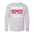 thumbnail image 1 of Inktastic Siesta Key Florida Beach Trip Long Sleeve Youth T-Shirt, 1 of 5