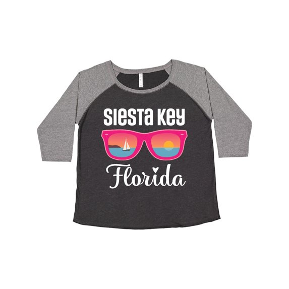 Inktastic Siesta Key Florida Beach Trip Women's Plus Size T-Shirt