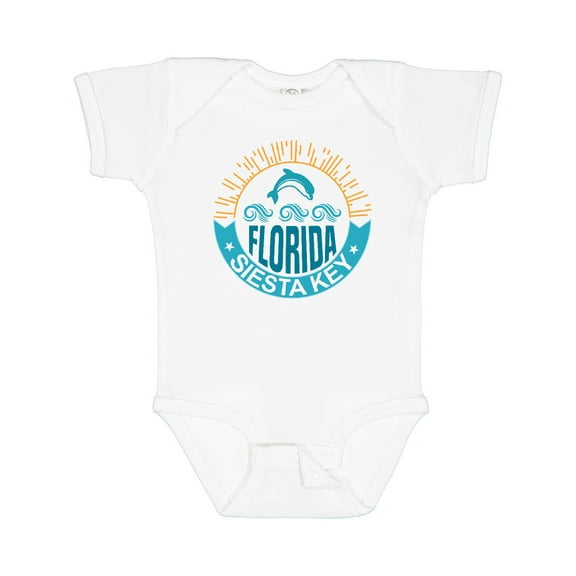 Inktastic Siesta Key Florida Beach Vacation Boys or Girls Baby Bodysuit