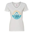 thumbnail image 1 of Inktastic Siesta Key Florida Beach Vacation Women's V-Neck T-Shirt, 1 of 5