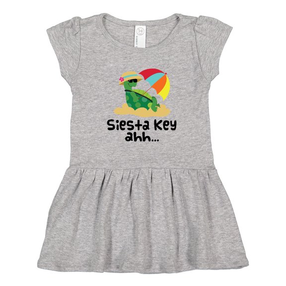 Inktastic Siesta Key Florida Summer Vacation Girls Toddler Dress