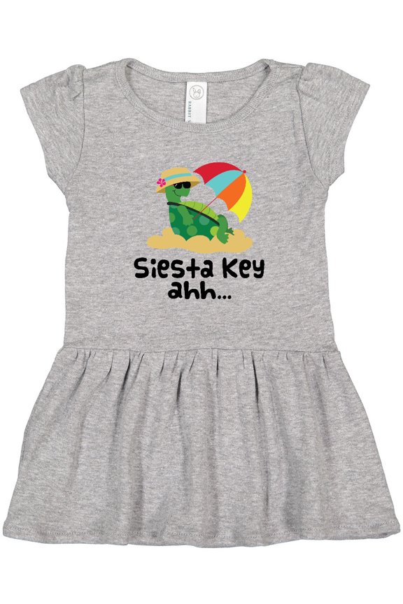 Siesta Key Florida Summer Vacation Girls Toddler Dress
