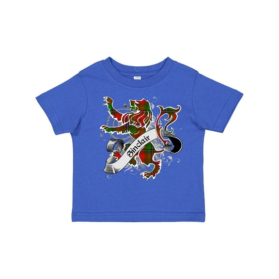 Inktastic Sinclair Tartan Lion Boys or Girls Toddler T-Shirt