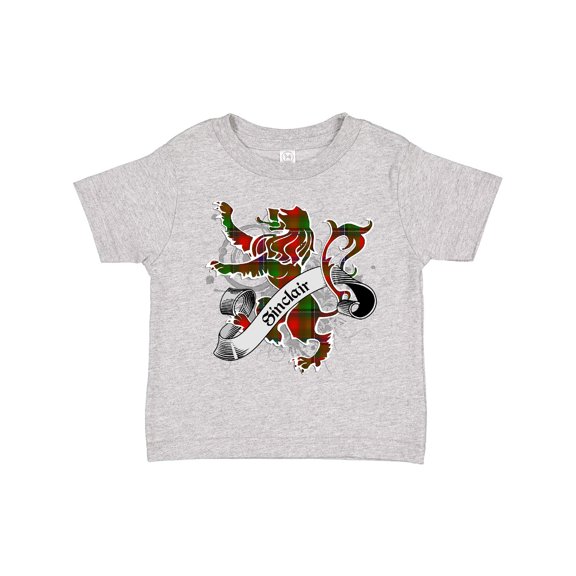 Inktastic Sinclair Tartan Lion Boys or Girls Toddler T-Shirt