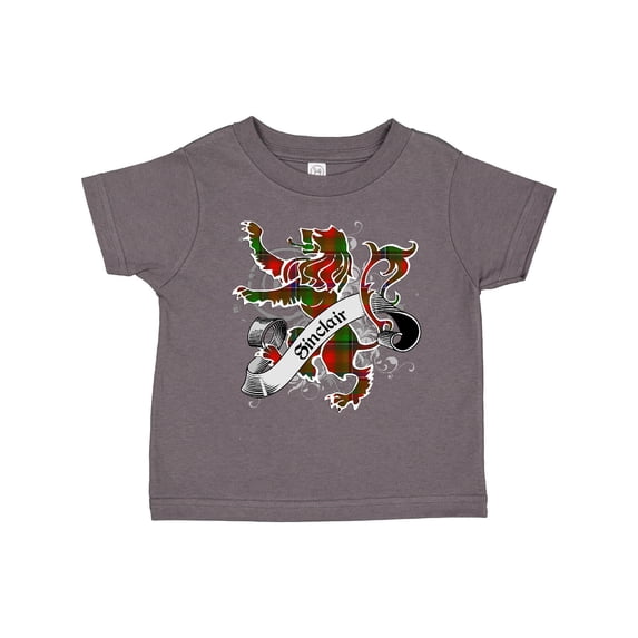 Inktastic Sinclair Tartan Lion Boys or Girls Toddler T-Shirt