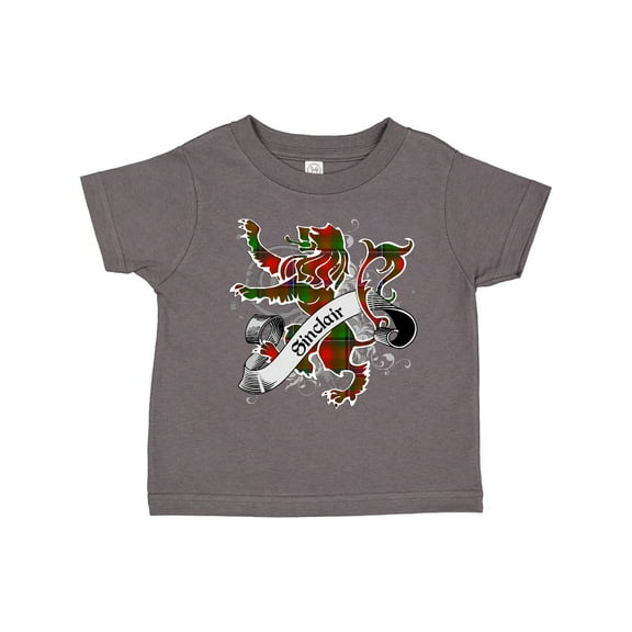 Inktastic Sinclair Tartan Lion Boys or Girls Toddler T-Shirt