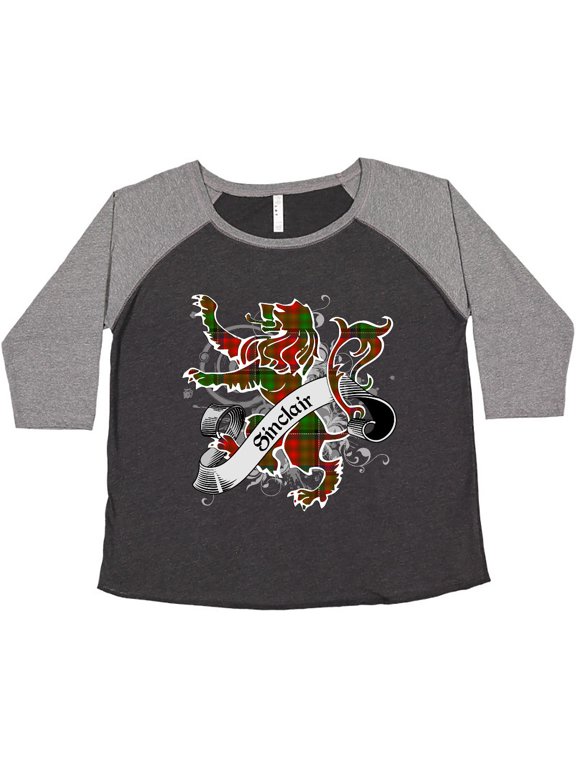 Sinclair Tartan Lion Women's Plus Size T-Shirt