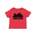 thumbnail image 1 of Inktastic Singapore City Skyline with Grunge Boys or Girls Baby T-Shirt, 1 of 5