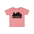 thumbnail image 1 of Inktastic Singapore City Skyline with Grunge Boys or Girls Baby T-Shirt, 1 of 5