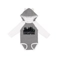 thumbnail image 1 of Inktastic Singapore City Skyline with Grunge Boys or Girls Long Sleeve Baby Bodysuit, 1 of 5