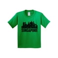 thumbnail image 1 of Inktastic Singapore City Skyline with Grunge Youth T-Shirt, 1 of 5