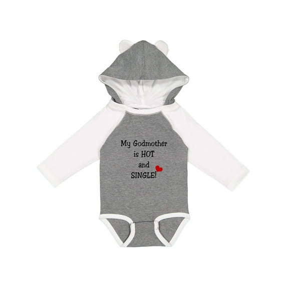 Inktastic Single Godmother Boys or Girls Long Sleeve Baby Bodysuit