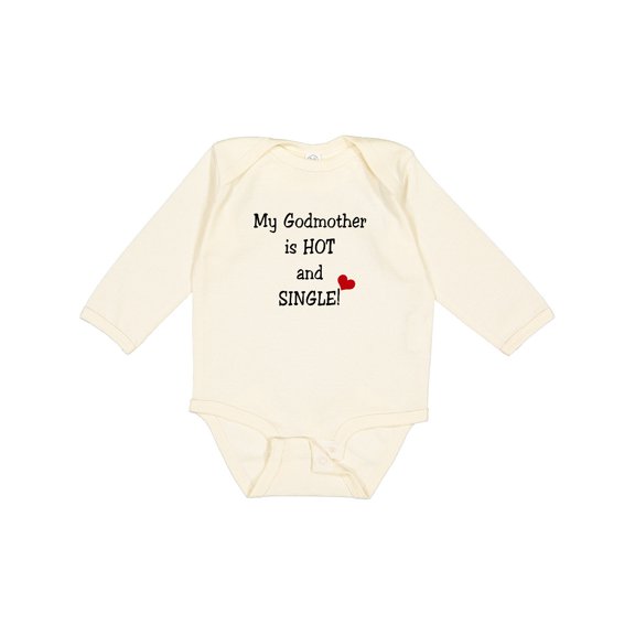 Inktastic Single Godmother Boys or Girls Long Sleeve Baby Bodysuit