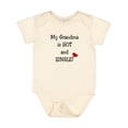 thumbnail image 1 of Inktastic Single Grandma Boys or Girls Baby Bodysuit, 1 of 5