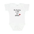 thumbnail image 1 of Inktastic Single Grandma Boys or Girls Baby Bodysuit, 1 of 5