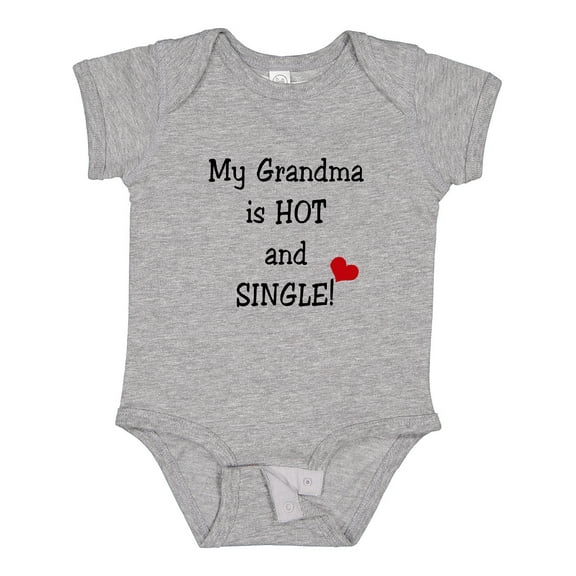 Inktastic Single Grandma Boys or Girls Baby Bodysuit