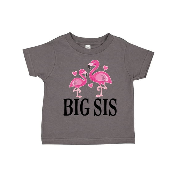 Inktastic Sister Announcement Flamingo Sister Girls Toddler T-Shirt
