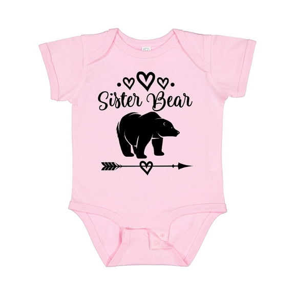Inktastic Sister Bear Native Arrow Girls Baby Bodysuit