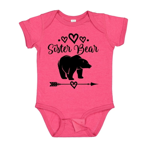 Inktastic Sister Bear Native Arrow Girls Baby Bodysuit