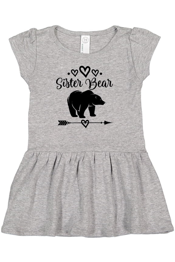 Sister Bear Native Arrow Girls Baby Dress