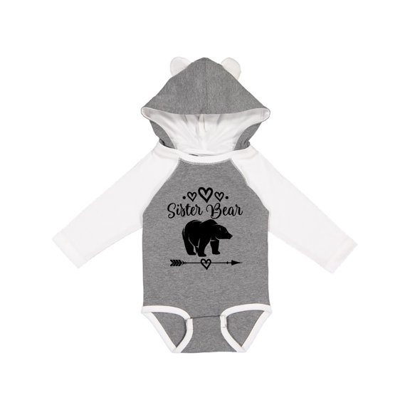 Inktastic Sister Bear Native Arrow Girls Long Sleeve Baby Bodysuit