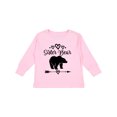 thumbnail image 1 of Inktastic Sister Bear Native Arrow Girls Long Sleeve Toddler T-Shirt, 1 of 5