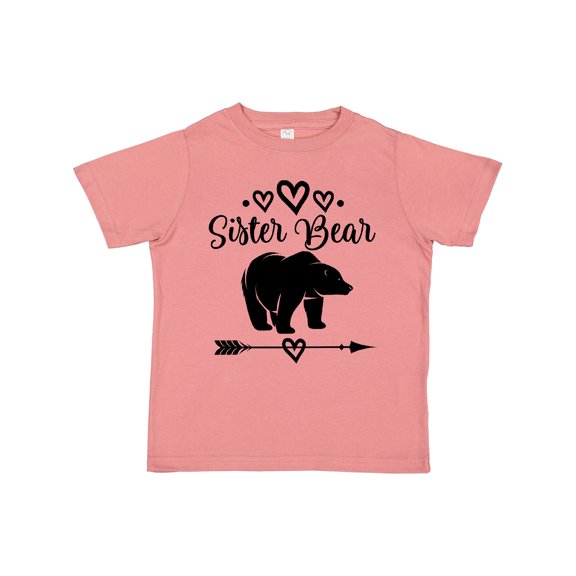 Inktastic Sister Bear Native Arrow Girls Toddler T-Shirt