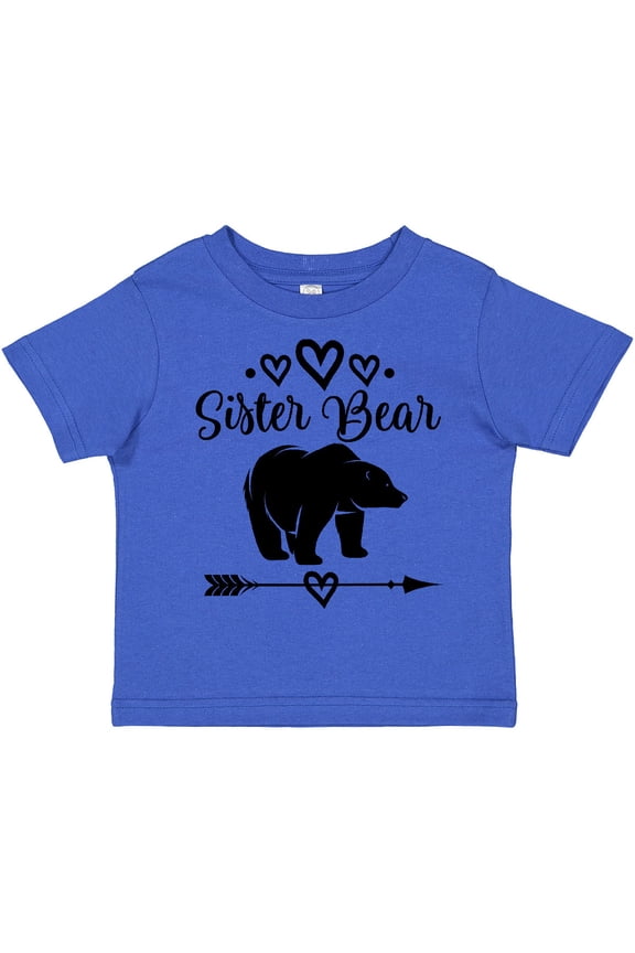 Sister Bear Native Arrow Girls Toddler T-Shirt