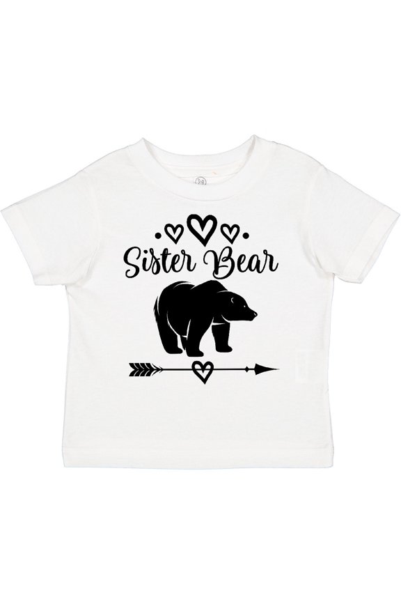 Sister Bear Native Arrow Girls Toddler T-Shirt
