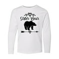 thumbnail image 1 of Inktastic Sister Bear Native Arrow Long Sleeve Youth T-Shirt, 1 of 5