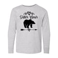 thumbnail image 1 of Inktastic Sister Bear Native Arrow Long Sleeve Youth T-Shirt, 1 of 5