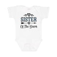 thumbnail image 1 of Inktastic Sister Of The Groom Wedding Party Girls Baby Bodysuit, 1 of 5