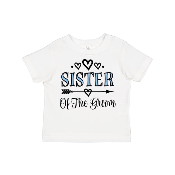 Inktastic Sister Of The Groom Wedding Party Girls Toddler T-Shirt