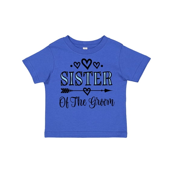 Inktastic Sister Of The Groom Wedding Party Girls Toddler T-Shirt