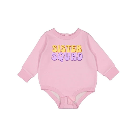 Inktastic Sister Squad Baby Fleece Bodysuit