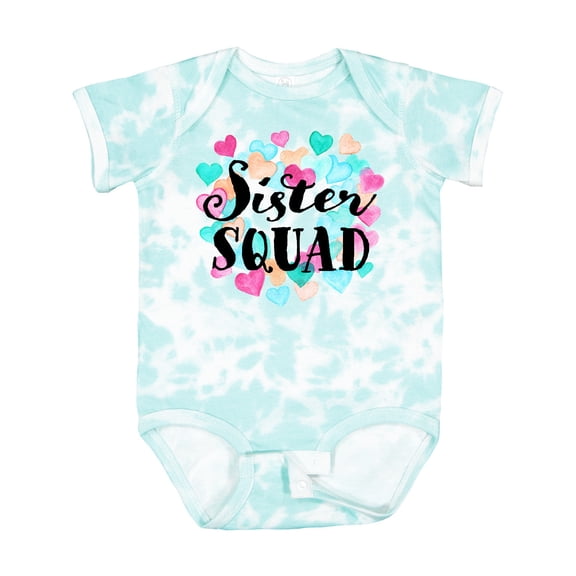 Inktastic Sister Squad Hearts Girls Baby Bodysuit