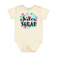 thumbnail image 1 of Inktastic Sister Squad Hearts Girls Baby Bodysuit, 1 of 5