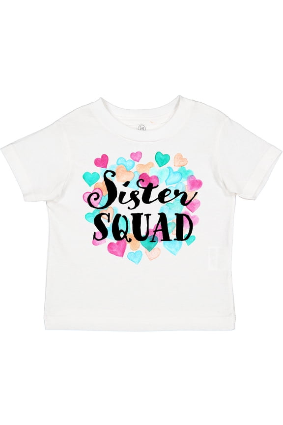 Sister Squad Hearts Girls Toddler T-Shirt