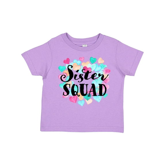 Inktastic Sister Squad Hearts Girls Toddler T-Shirt