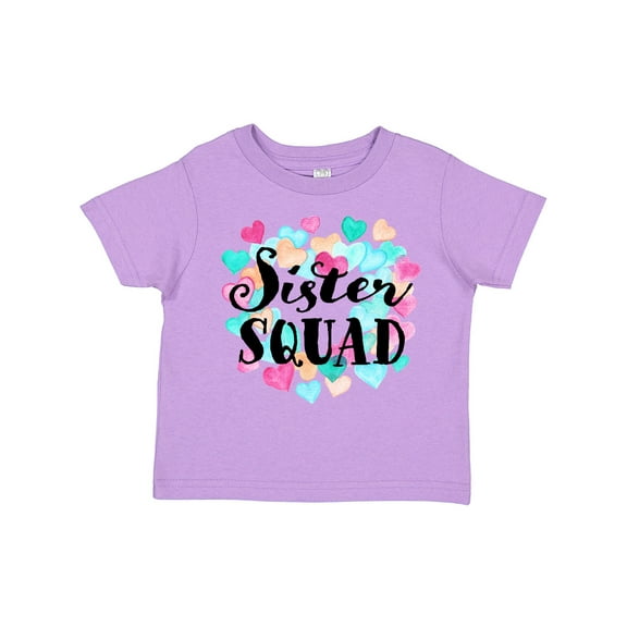 Inktastic Sister Squad Hearts Girls Toddler T-Shirt