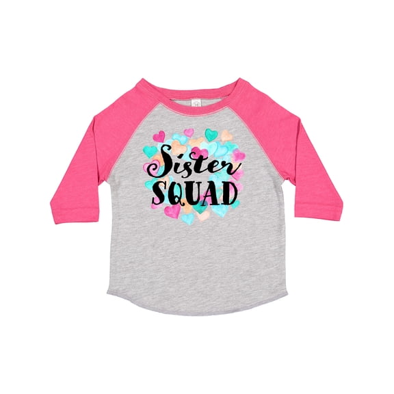 Inktastic Sister Squad Hearts Girls Toddler T-Shirt