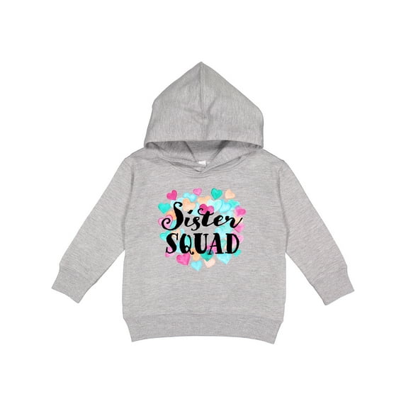 Inktastic Sister Squad Hearts Toddler Hoodie