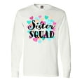 thumbnail image 1 of Inktastic Sister Squad hearts Long Sleeve T-Shirt, 1 of 5