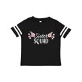 thumbnail image 1 of Inktastic Sister Squad with Pink Flowers Boys or Girls Toddler T-Shirt, 1 of 5