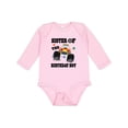 thumbnail image 1 of Inktastic Sister of the Birthday Boy Girls Long Sleeve Baby Bodysuit, 1 of 5