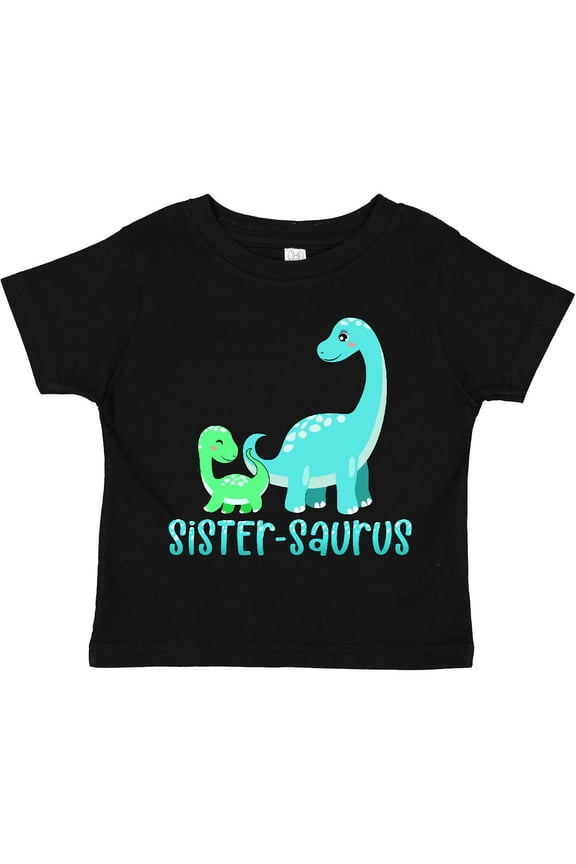 Sister-saurus Cute Brontosaurus Family Boys or Girls Toddler T-Shirt