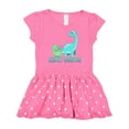 thumbnail image 1 of Inktastic Sister-saurus Cute Brontosaurus Family Gift Baby Girl Dress, 1 of 4